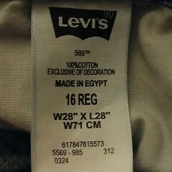 VTG LEVIS Soft Faded Straight Denim JEANS 28 x 28 - Picture 8 of 8